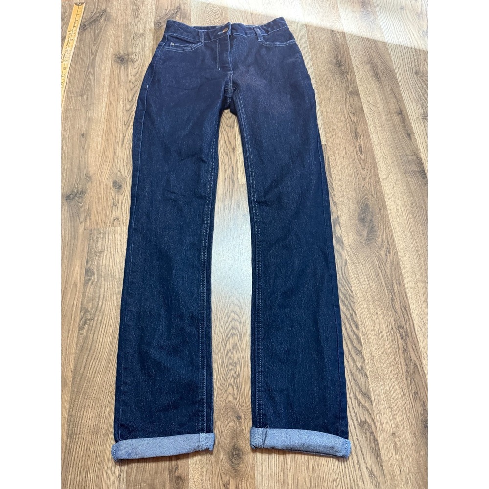 Apparel Collection Jeans, Women's Size 0, Blue, Denim, Cuffed, Straight Leg
